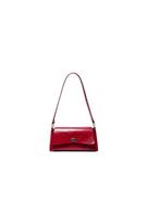 Büyük kapaklı mini dikdörtgen çanta - Görsel 7