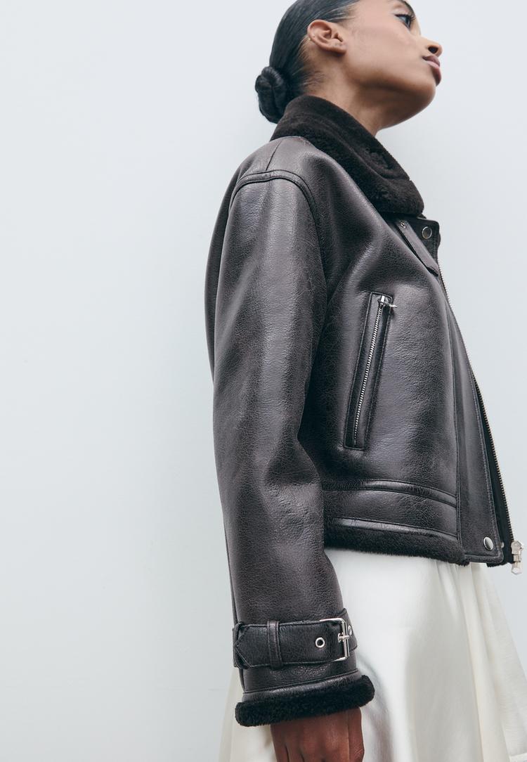 double faced short jacket