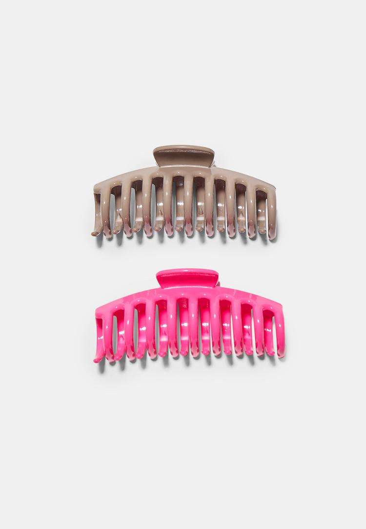 Stradivarius Sæt Med 2 Bløde Maxi-Klemmer 0-139 Os