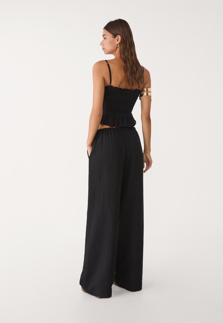 pantalon cordon textura