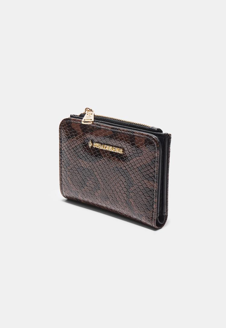 monedero tarjetero estampado animal