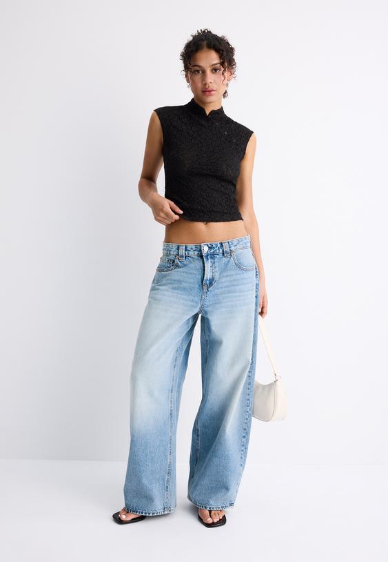 camiseta estilo qipao blonda