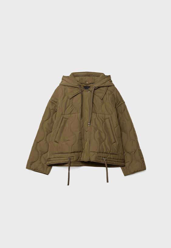 Hooded puffer jacket - Women's Stradimarket | Stradivarius België / Belgique