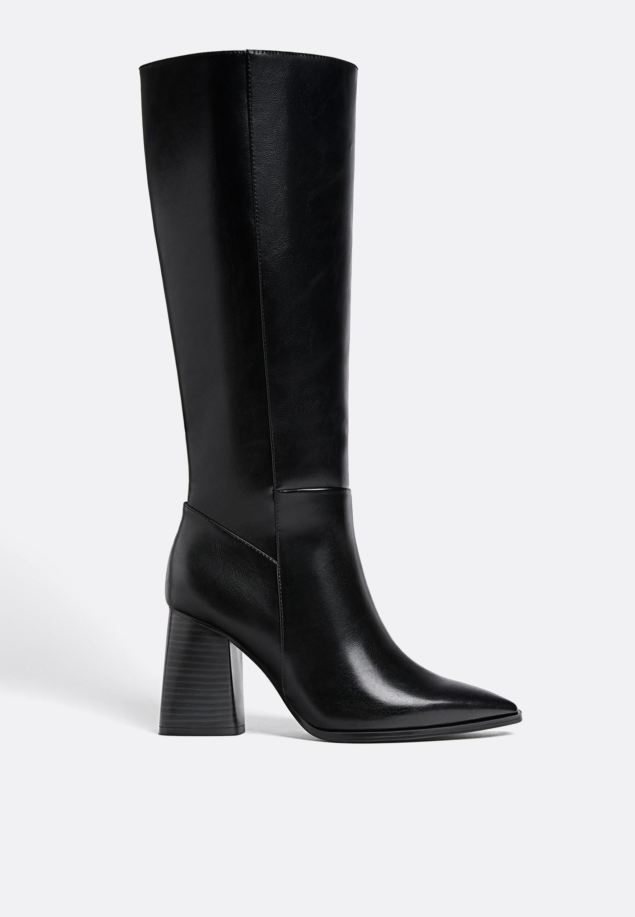 Bottes hautes à talon - Mode femme | Stradivarius France