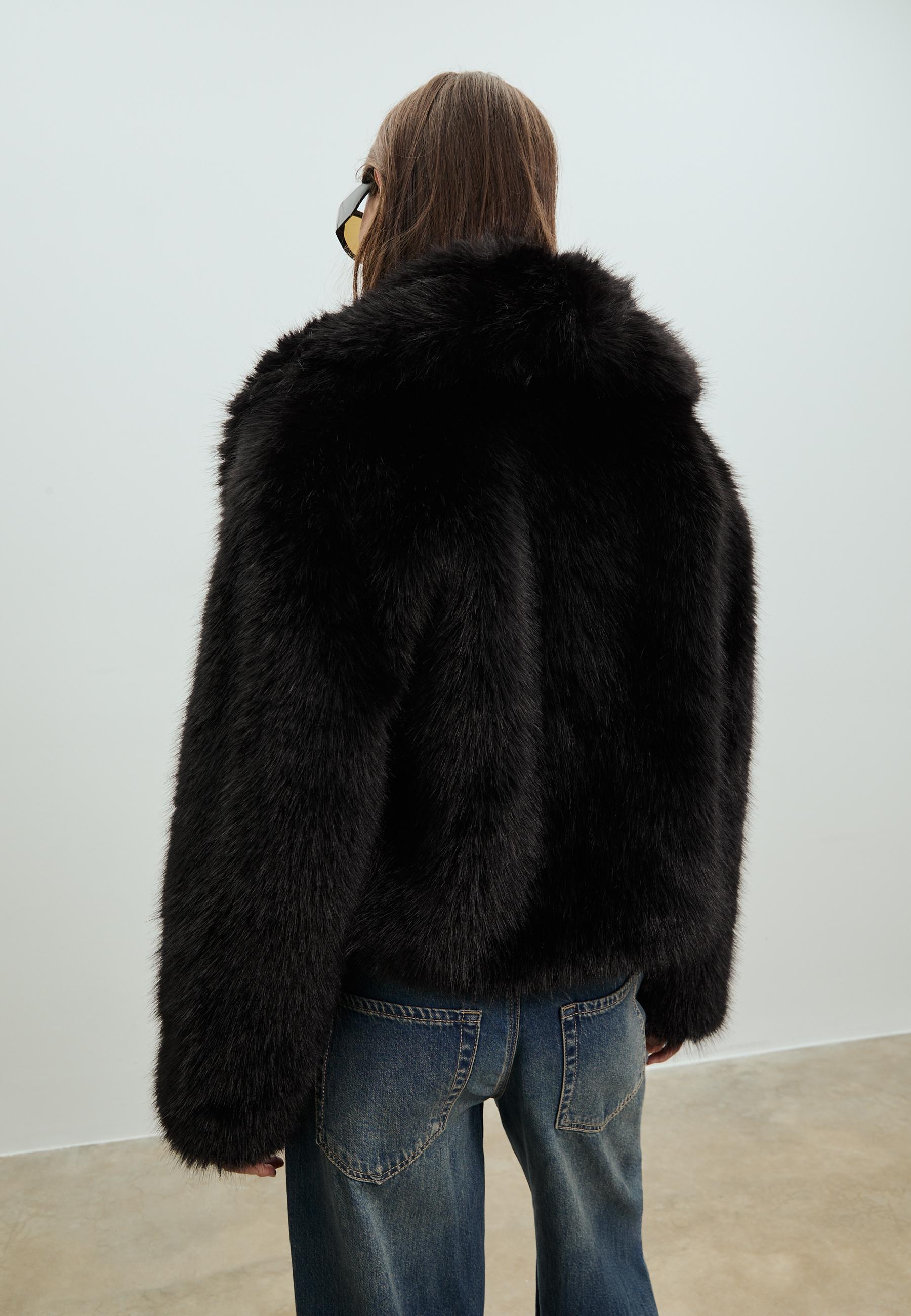 Faux fur jacket - Women's fashion | Stradivarius France