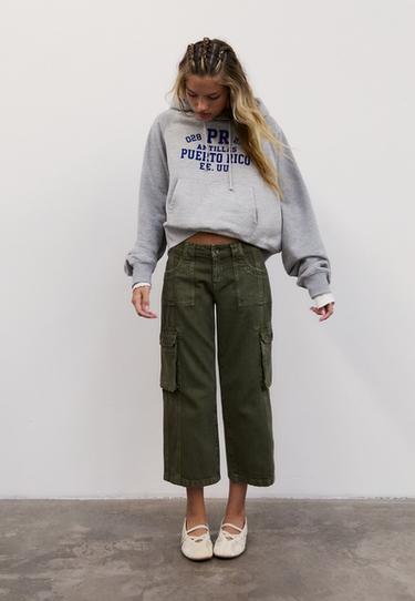 Cargo capris — Khaki 1