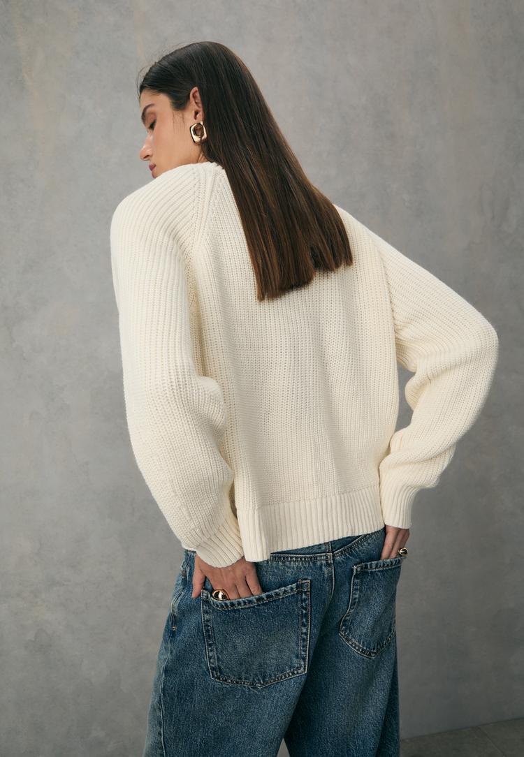 chaqueta botones punto bordado