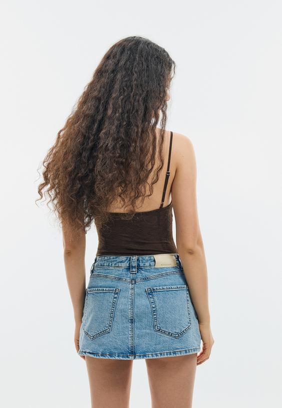 body de alcas em renda