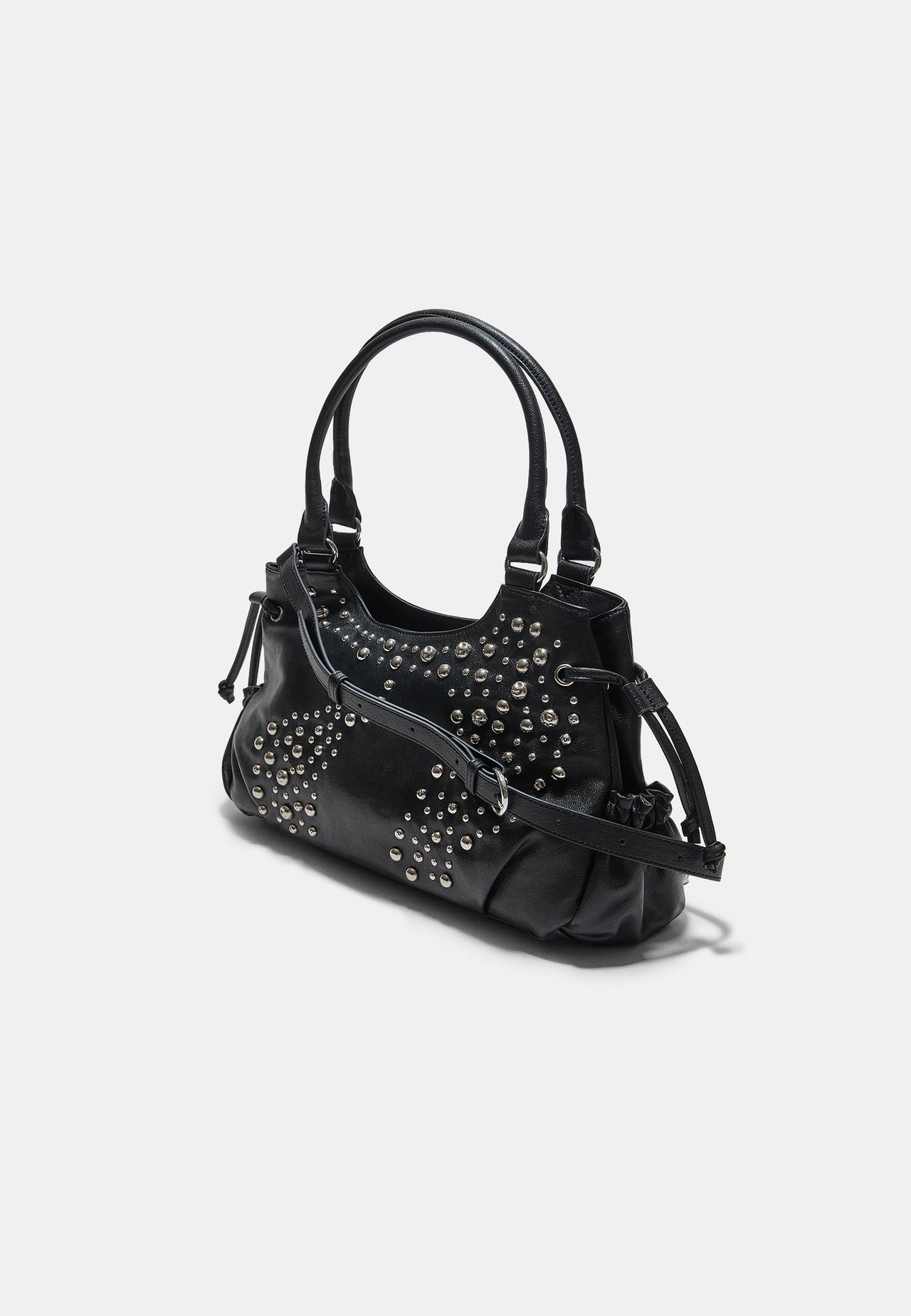 Studded city bag — Black