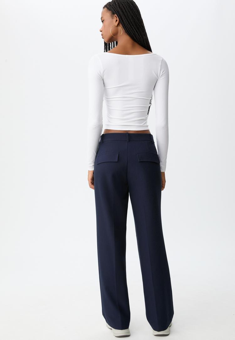 pantalon vestir bolsillos