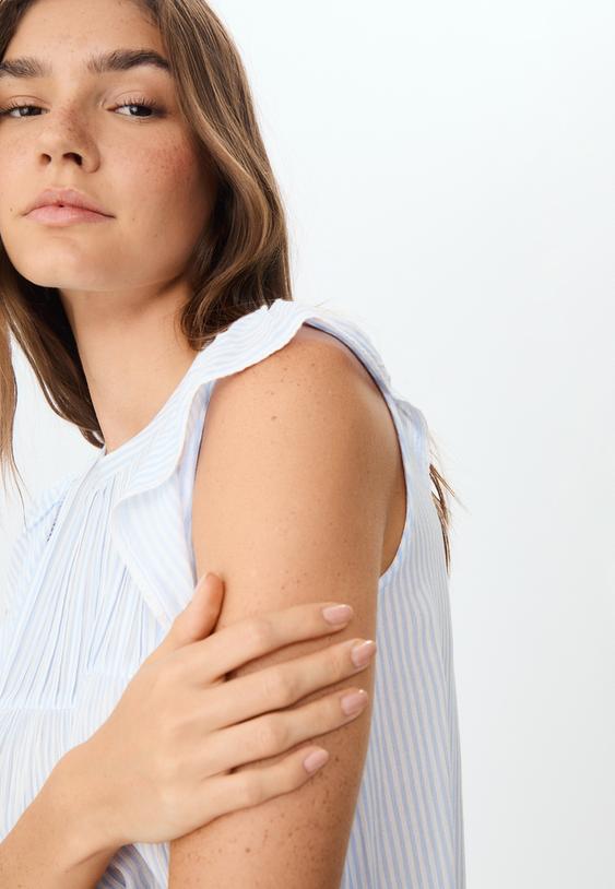 blusa volante fluida