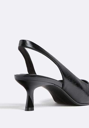 Basic kitten heel shoes — BLACK  4