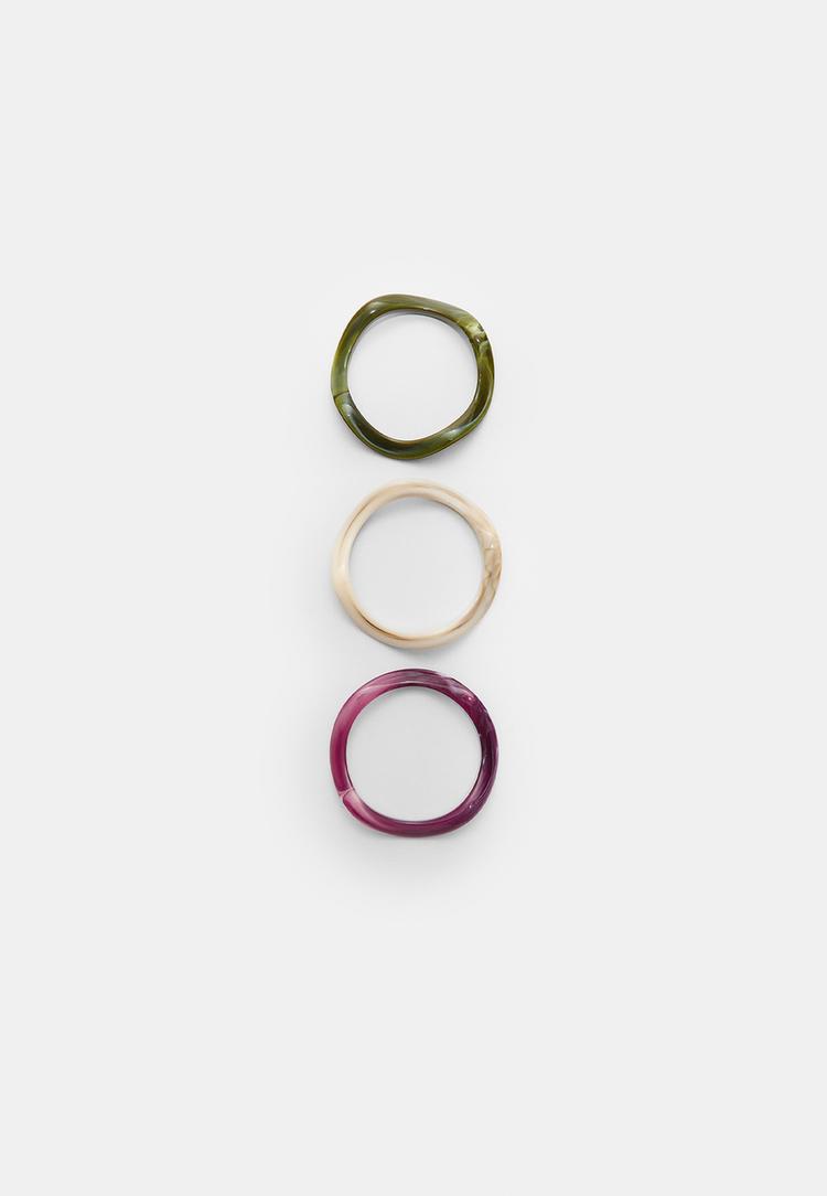 set 3 pulseras combinadas