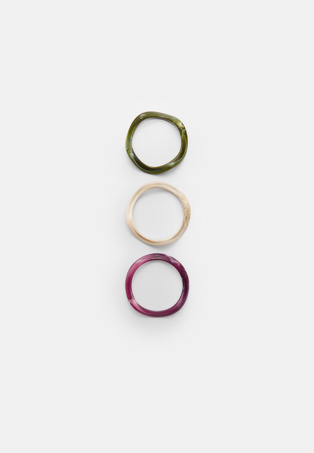 Set 3 pulseras combinadas