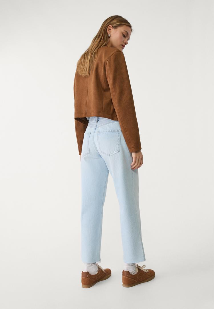 d96 jeans straight cropped