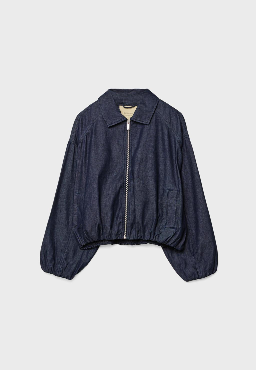 Gepofte denim jack