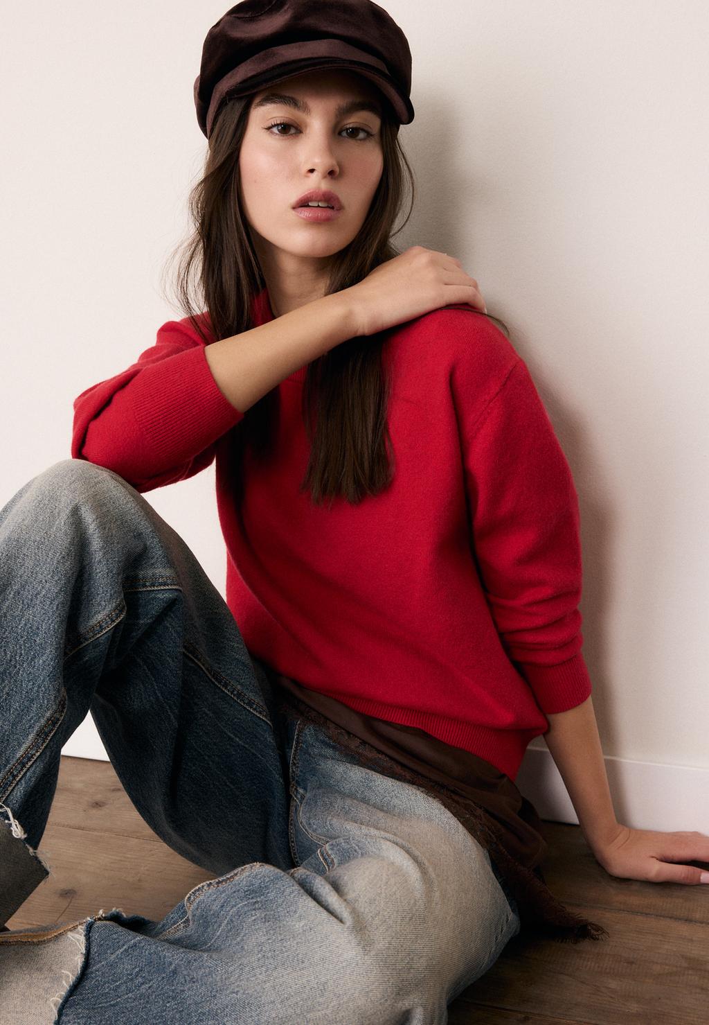 Basic-Strickpullover mit weichem Griff