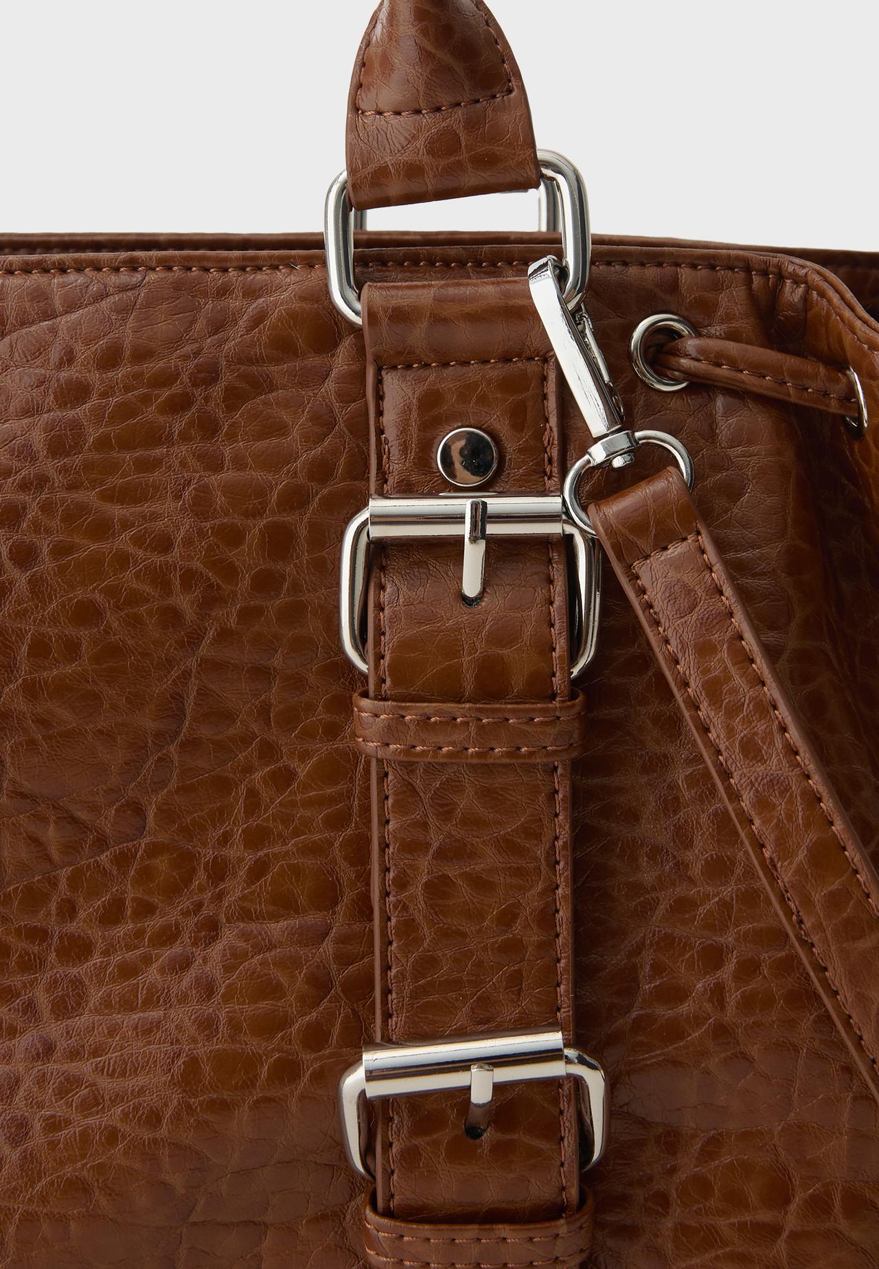 City crossbody bag — Pale camel