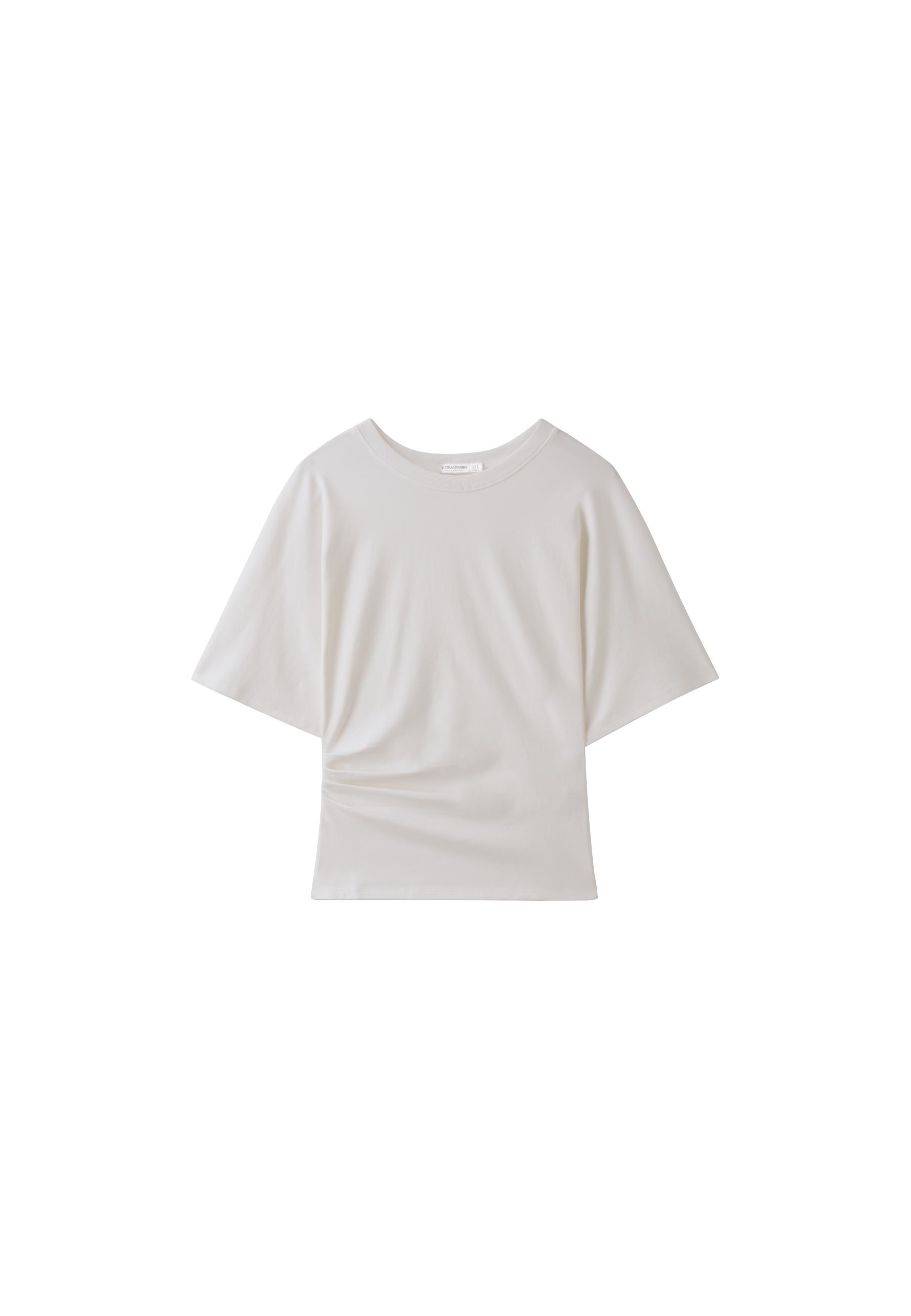 B08 Cap sleeve T-shirt — Stone