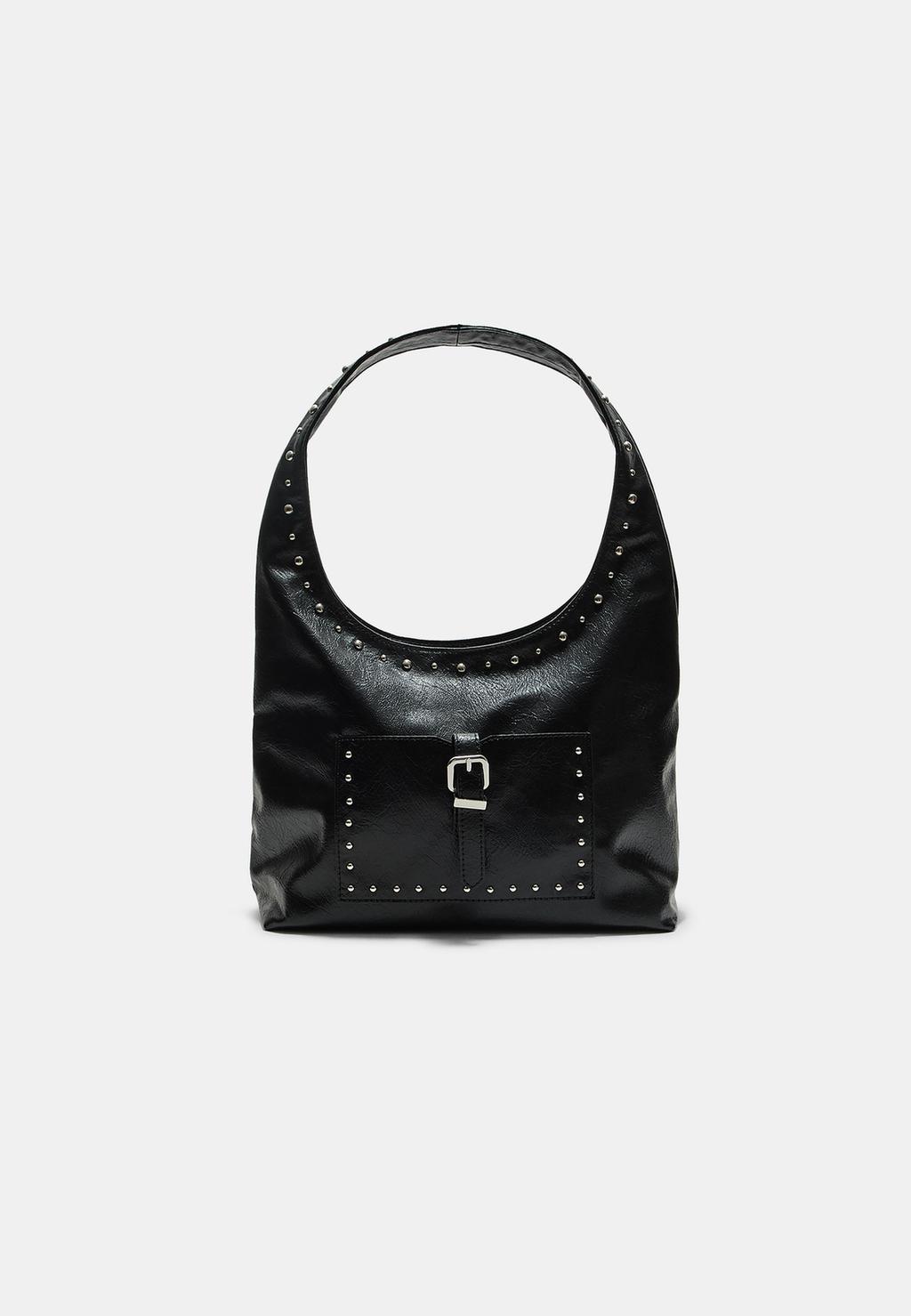 Nieten-Schultertasche
