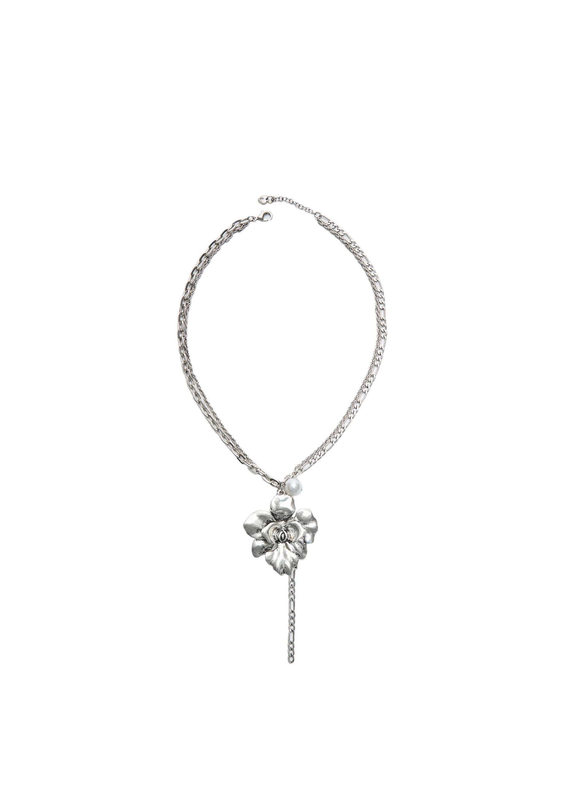 ☆ENGBROX☆ amelia pearl flower necklace EBNL24029RB lani pearl necklace - ENGBROX | 60% - Asian Fashion Online Store