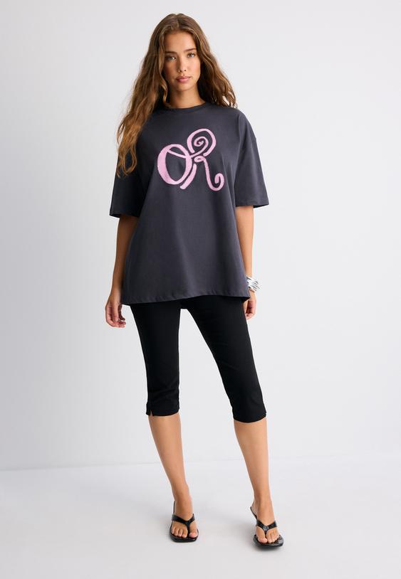 tshirt cropped com estampado