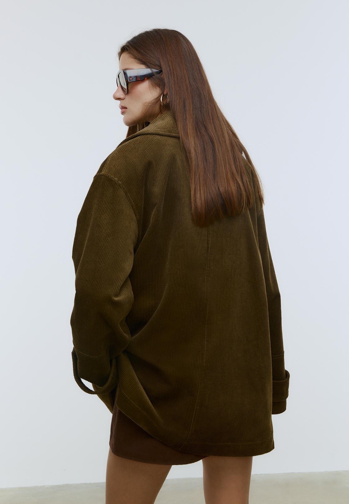 Cappotti Miu Miu In Velluto Verde Taglia 44 - 50803604 - Foto 10