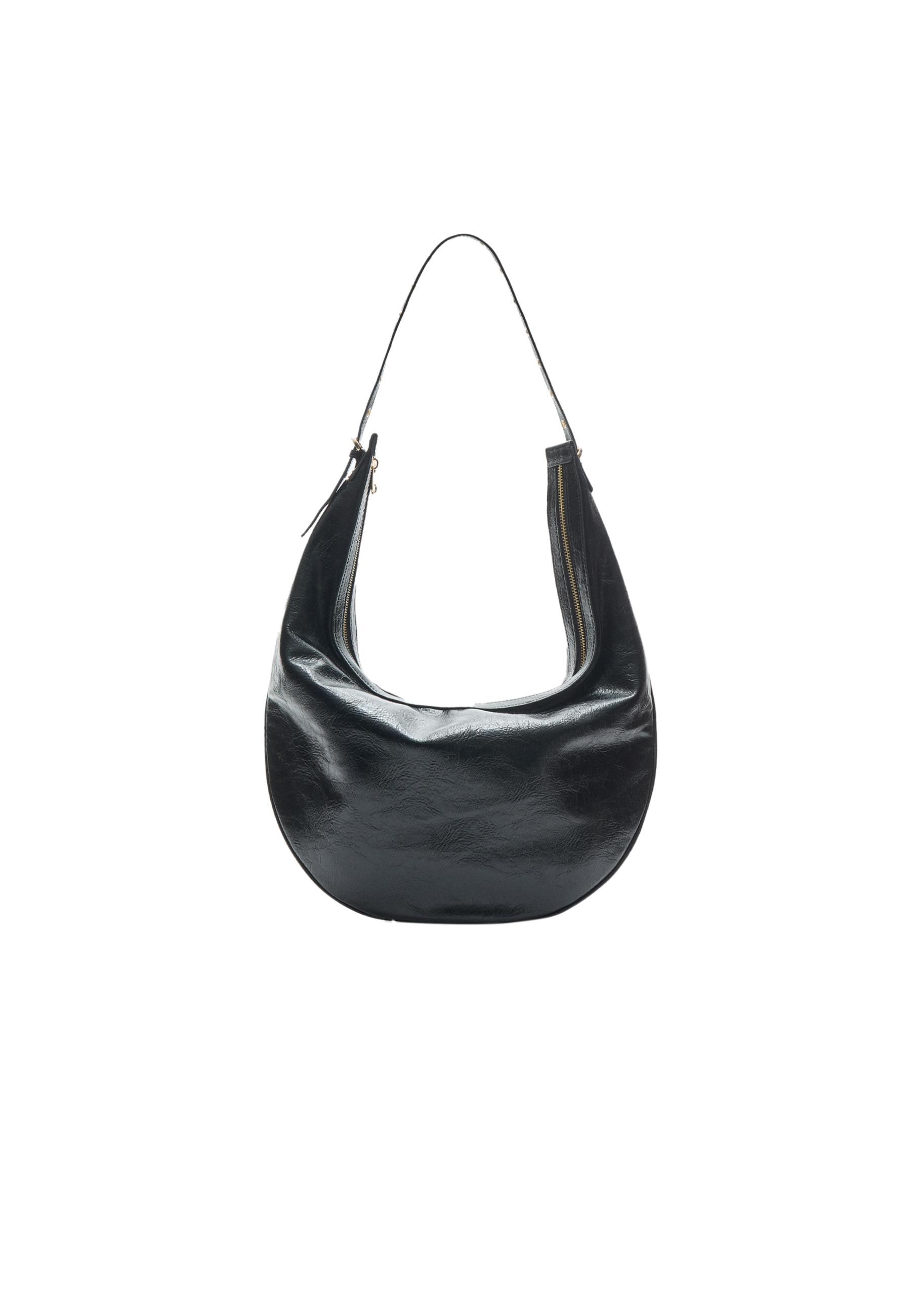 Half moon bag with detailed strap - Women's fashion Half moon bag with detailed strap - Women's fashion