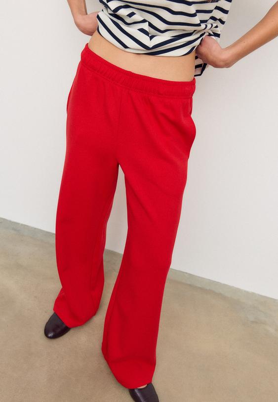 pantalon jogger wide leg