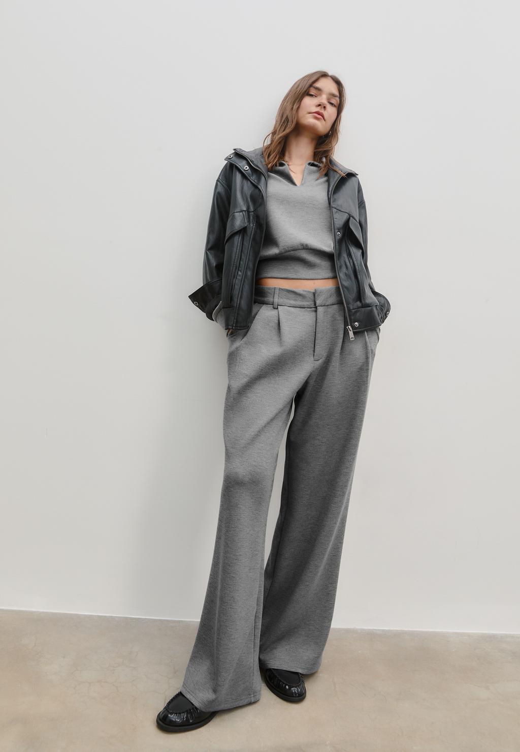 Soft-touch dress trousers