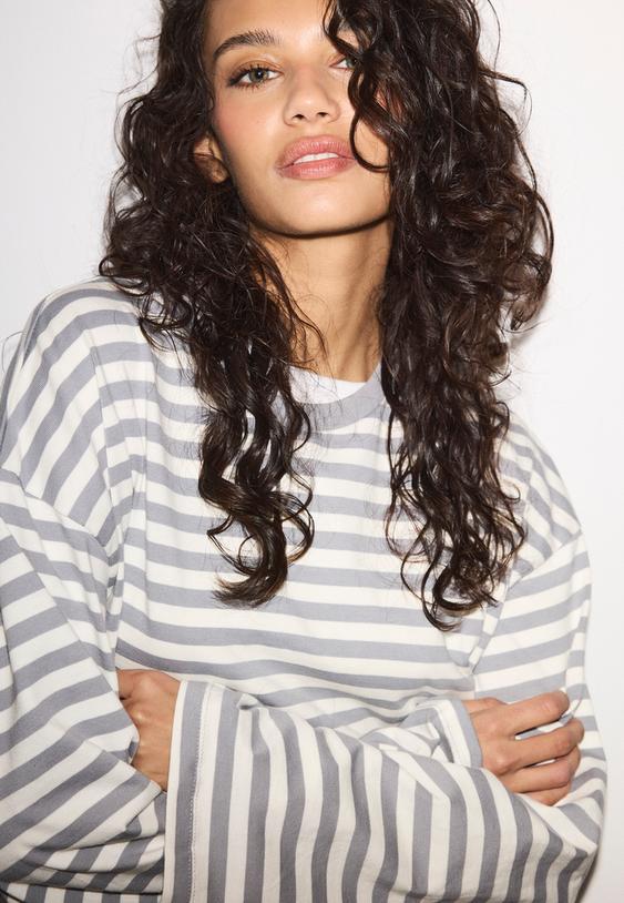 camiseta manga larga rayas