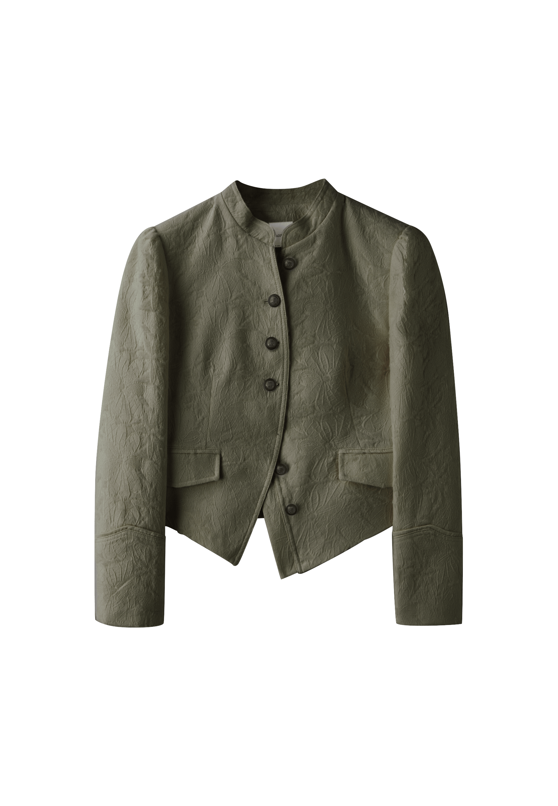 Jacquard blazer — Khaki