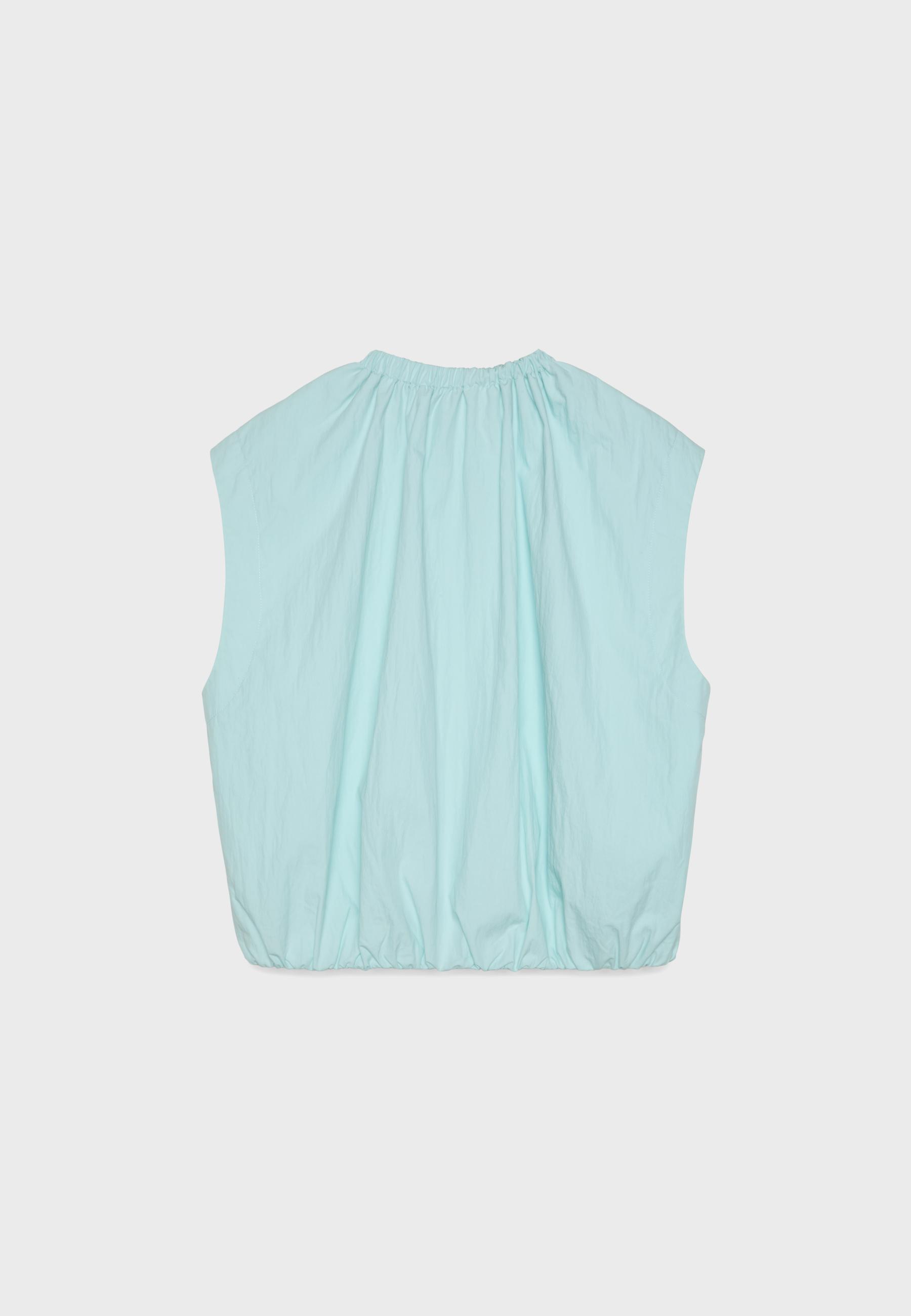 Technical volume waistcoat — Pastel green