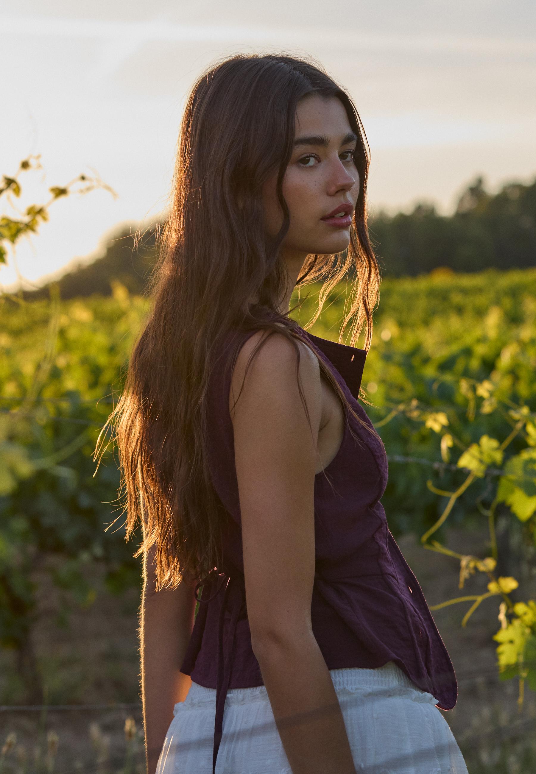 Buttoned waistcoat — Purple