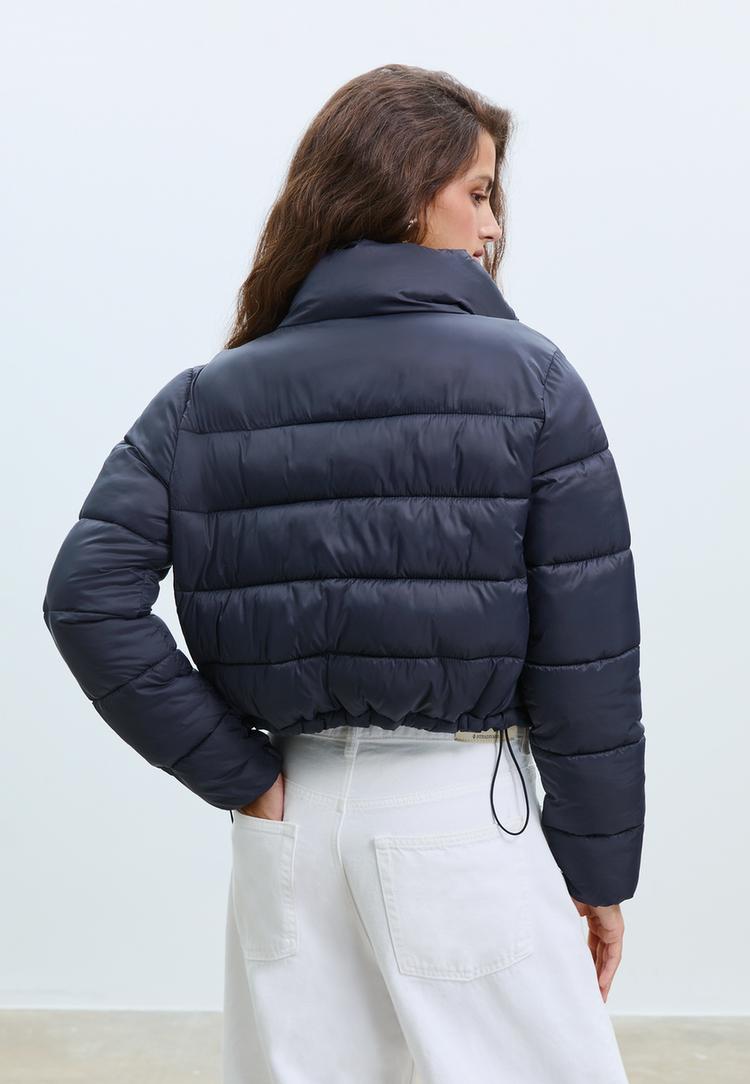 high neck puffer jacket