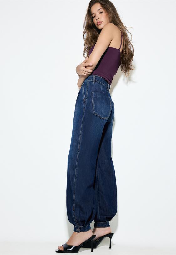 jeans estilo bombachas 100 algodao