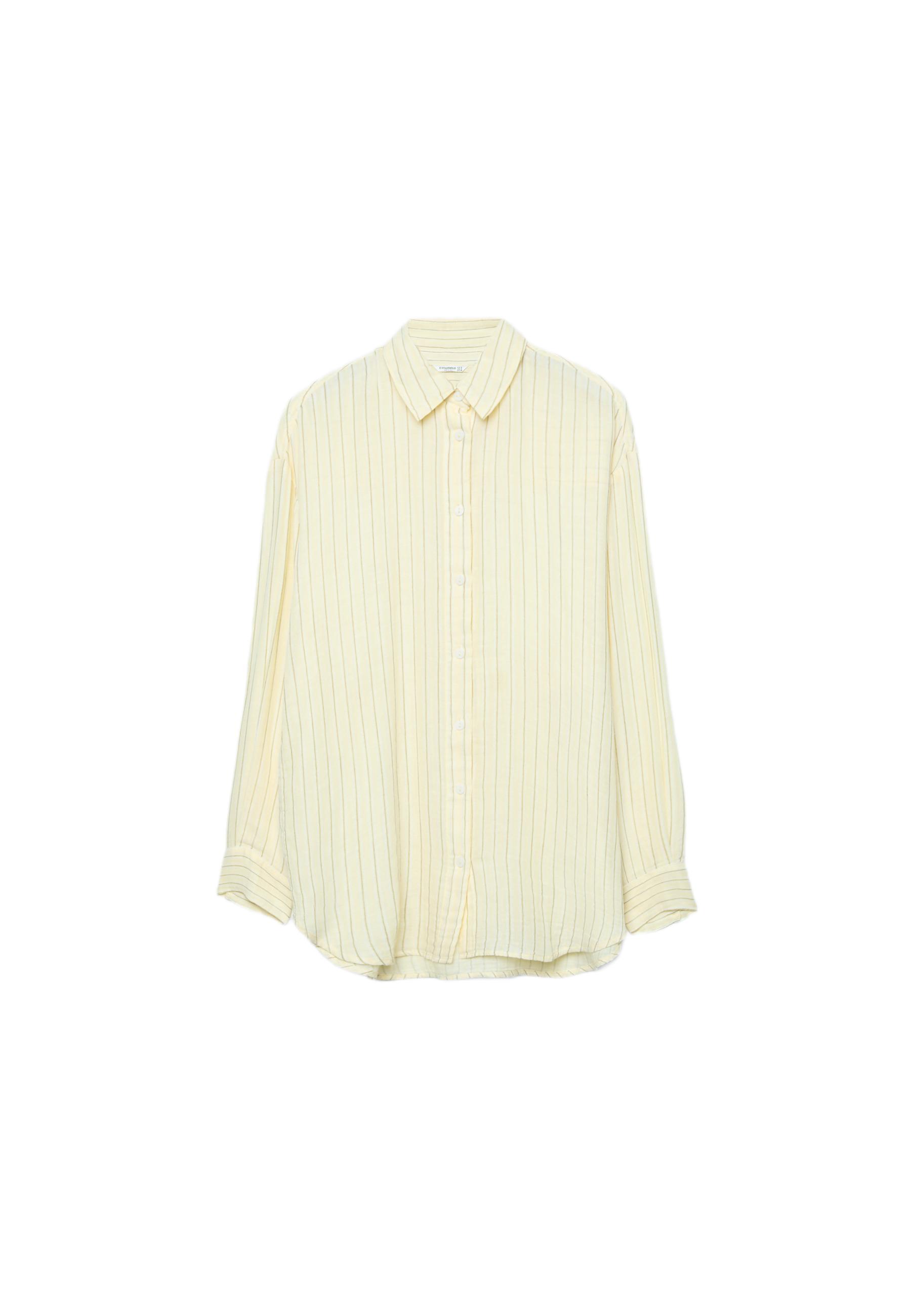 Basic double fabric shirt — Gold