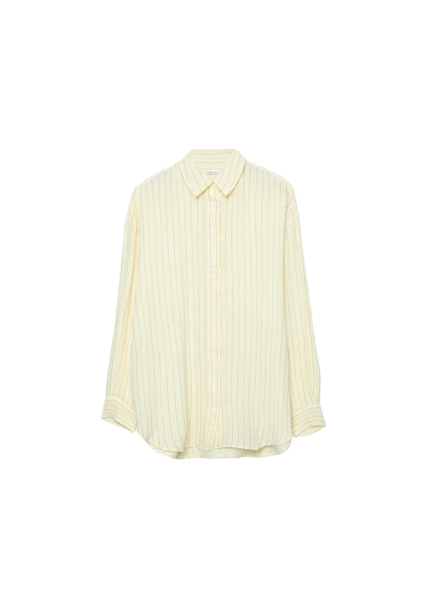 Basic çift kumaş gömlek - Görsel 9