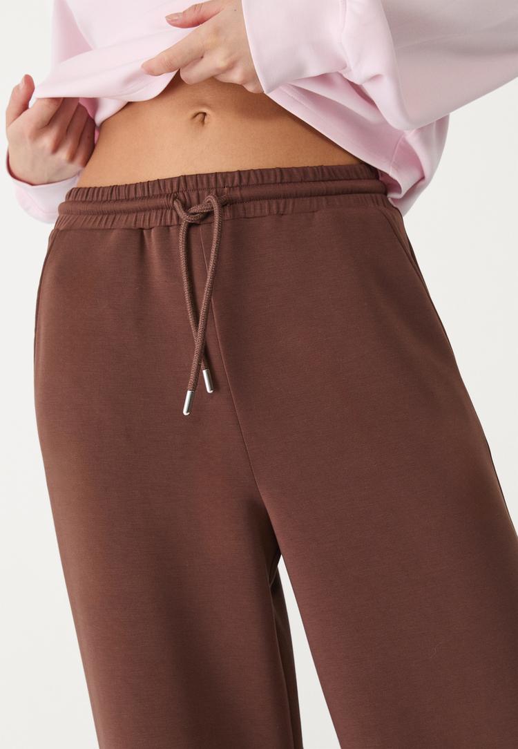 pantalon palazzo doux au toucher