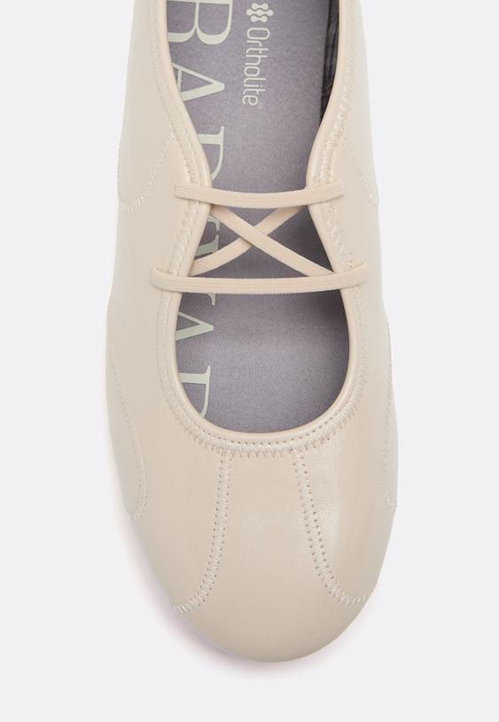 Stradivarius Elastic Strap Trainers Ecru 6