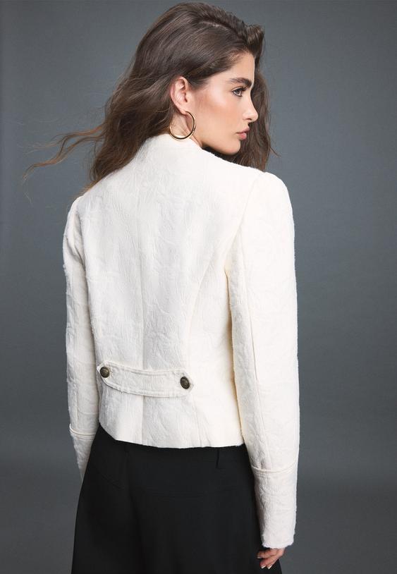 jacquard blazer