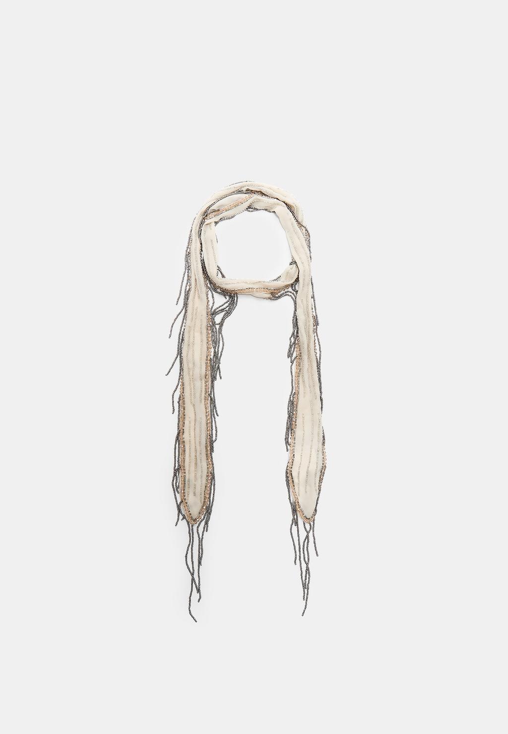 Beaded scarf