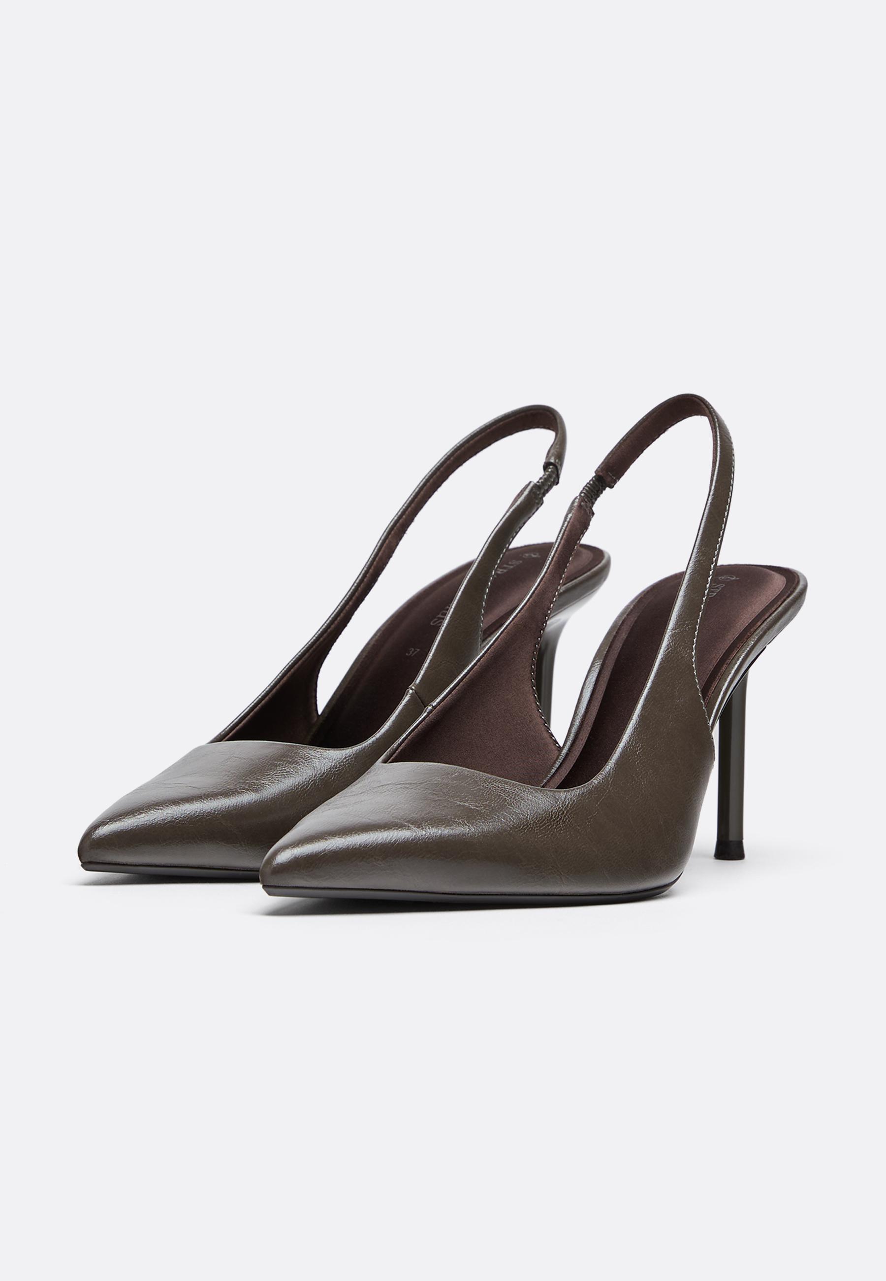 Slingback heels — GREY