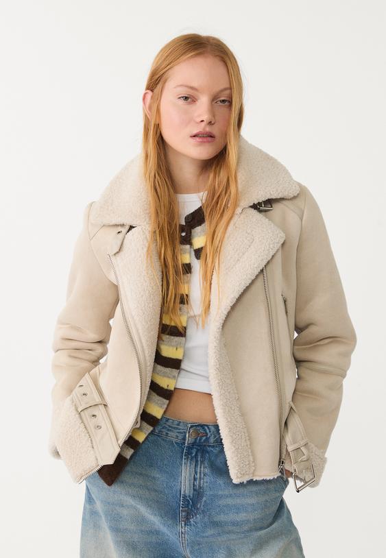 Doble Faz Rebajas Abrigos Mujer Stradivarius Stradivarius Chaqueta