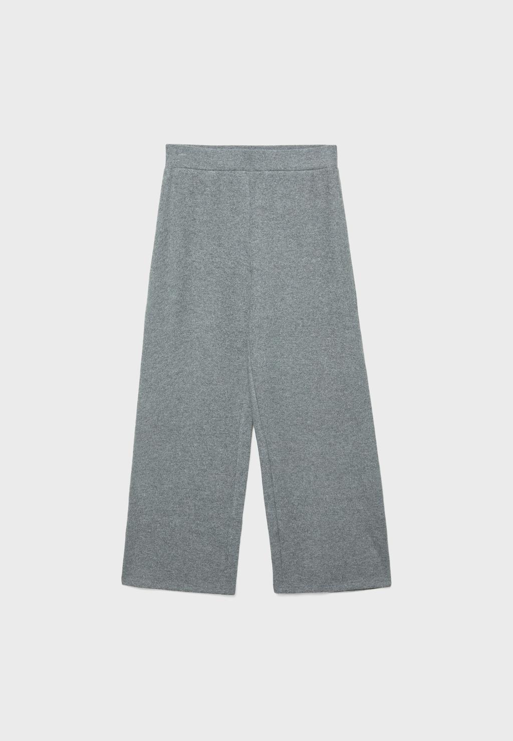 Flowing knit trousers