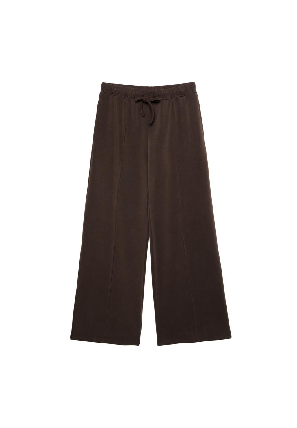 Pantalón wide leg nervio tacto suave