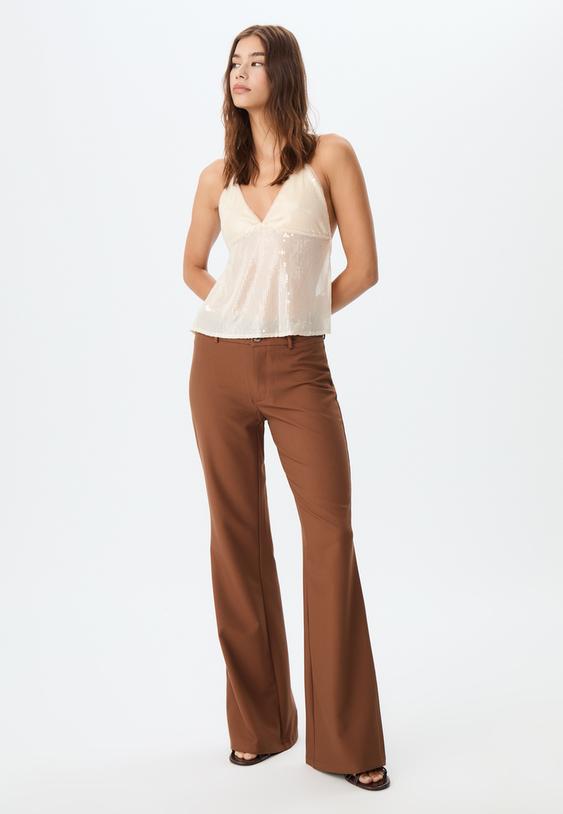 pantalon flare vestir