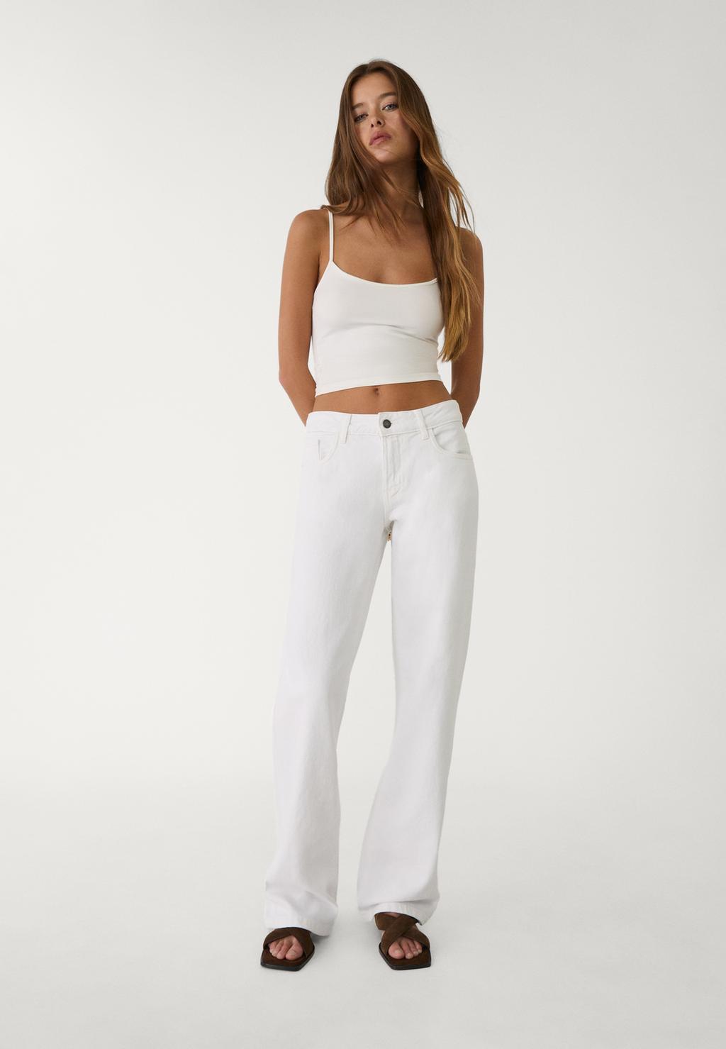 Pantalón straight low waist