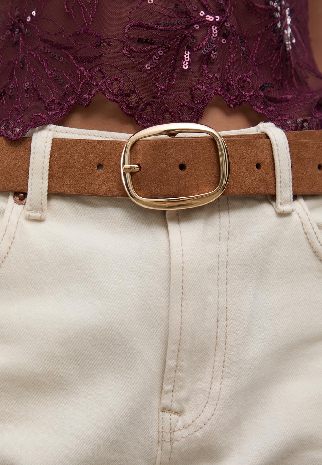 ceinture basique suédine