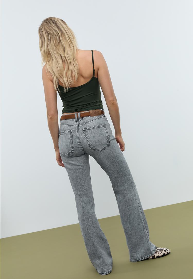 d68 jeans bootcut fit cinturon